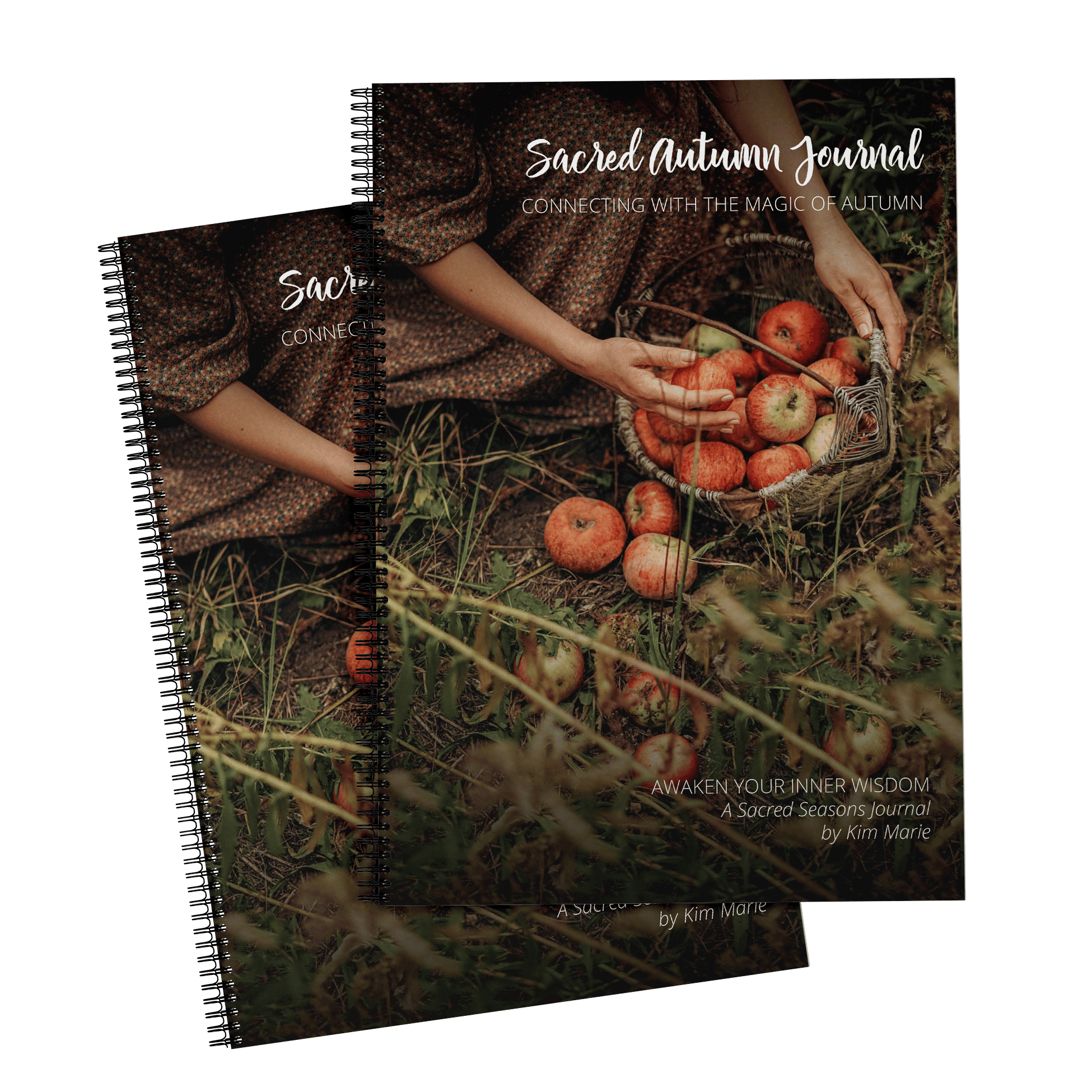 Sacred Autumn Journal, part of Sacred Seasons Journals by Kim Marie. Connect with Nature and yourself by connecting with the Seasons.