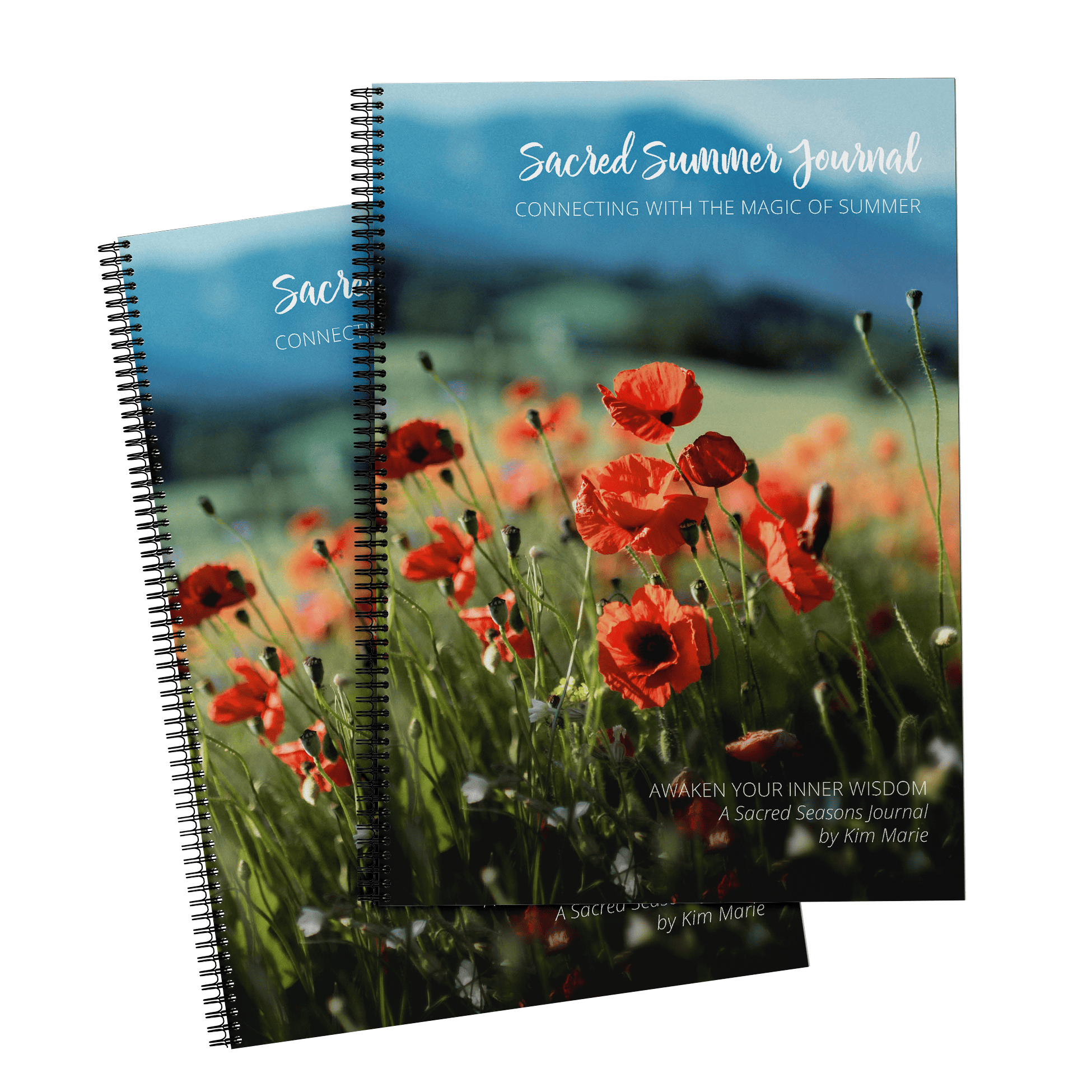 Sacred Summer Journal, part of Sacred Seasons Journals by Kim Marie. Connect with Nature and yourself by connecting with the Seasons.